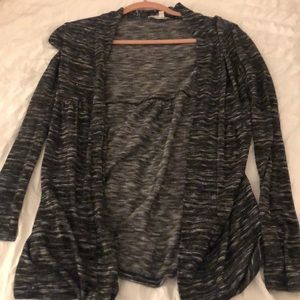 Black and white cardigan